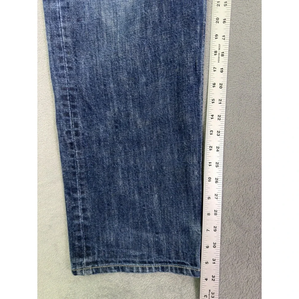 Levis 501XX Jeans Mens 36x32* Blue Straight Classic Medium Wash Denim Button Fly